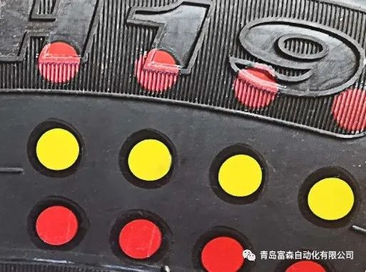 輪胎均勻性、動平衡檢測結(jié)果新型色帶標(biāo)識系統(tǒng)方案